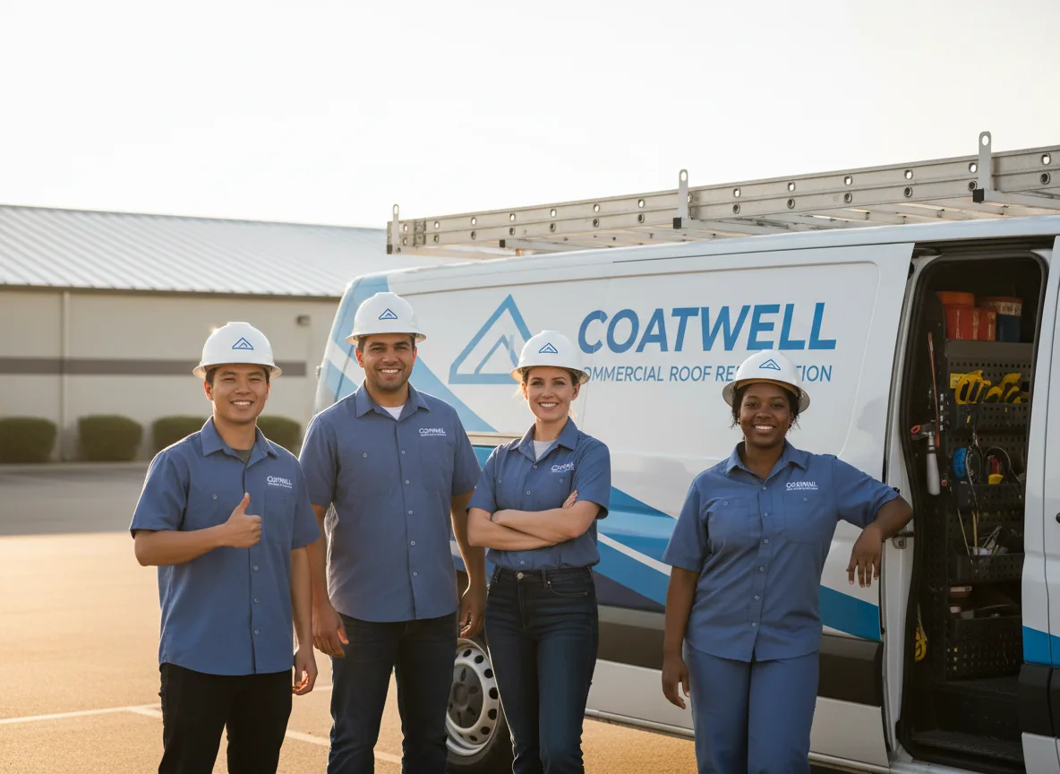 Commercial roof coating company in Mertztown, PA